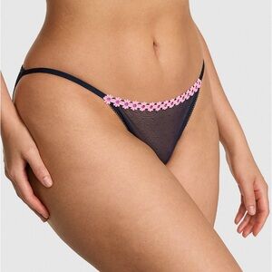 🎀VS Pink Wink string bikini panty sz L NWT